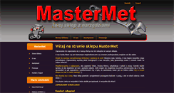Desktop Screenshot of mastermet.pl